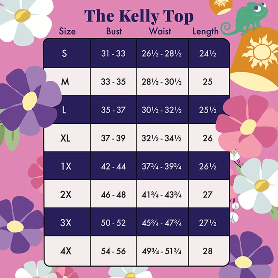 Unisex Disney Tops<Stitch Shoppe Rapunzel Lanterns Kelly Top