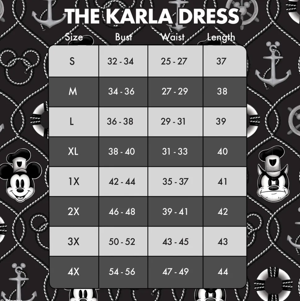 Women Disney Dresses<Stitch Shoppe Steamboat Willie Karla Dress