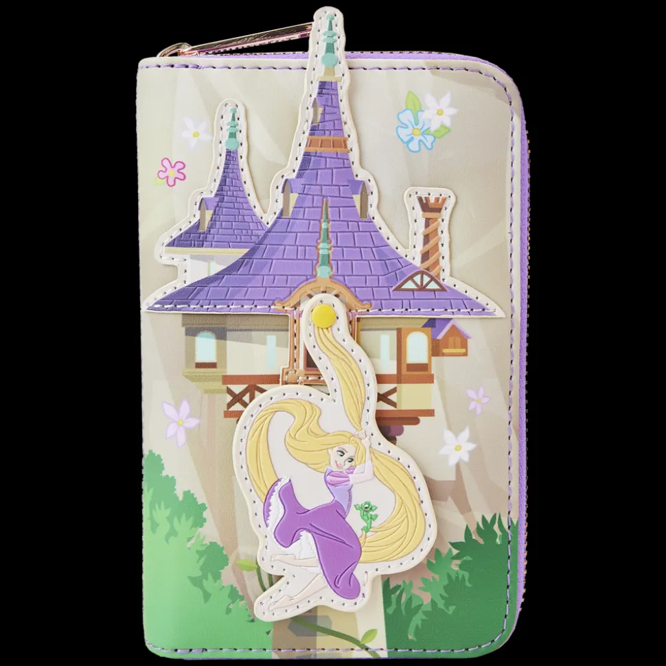 Disney Wallets<Tangled Rapunzel Swinging From The Tower Zip Around Wallet