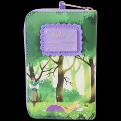 Disney Wallets<Tangled Rapunzel Swinging From The Tower Zip Around Wallet