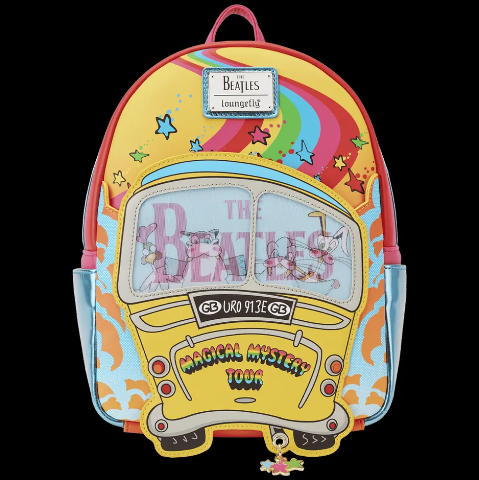 The Beatles Mini Backpacks< Magical Mystery Tour Bus Lenticular Mini Backpack