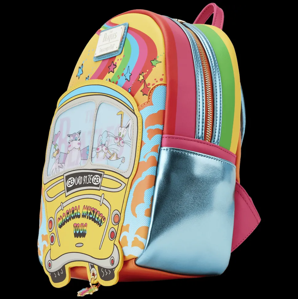 The Beatles Mini Backpacks< Magical Mystery Tour Bus Lenticular Mini Backpack