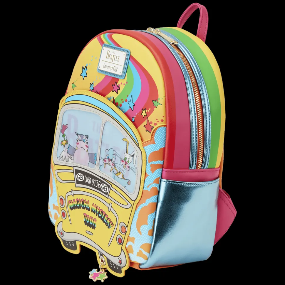 The Beatles Mini Backpacks< Magical Mystery Tour Bus Lenticular Mini Backpack