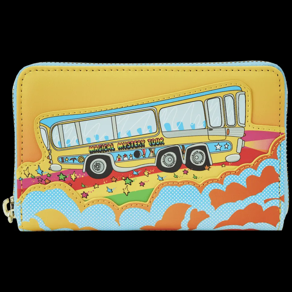 The Beatles Wallets< Magical Mystery Tour Bus Zip Around Wallet