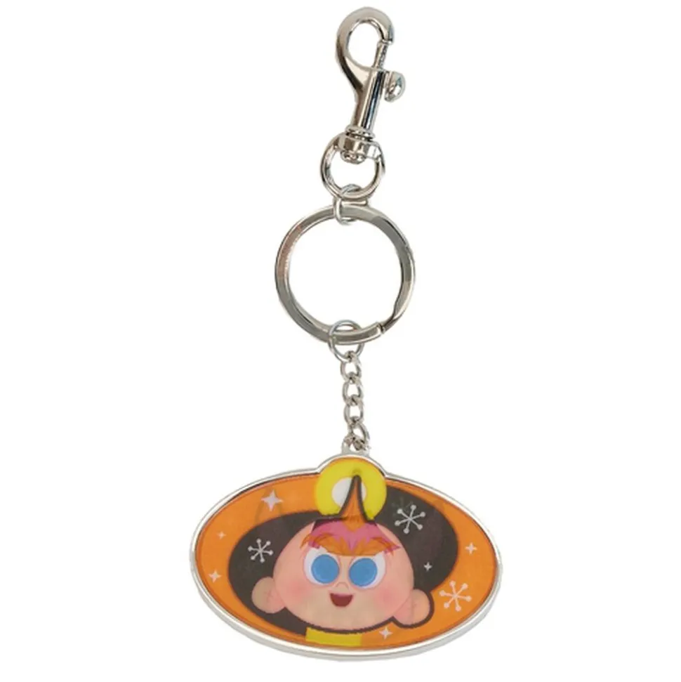 Pixar Keychains<The Incredibles Jack-Jack Lenticular Enamel Keychain