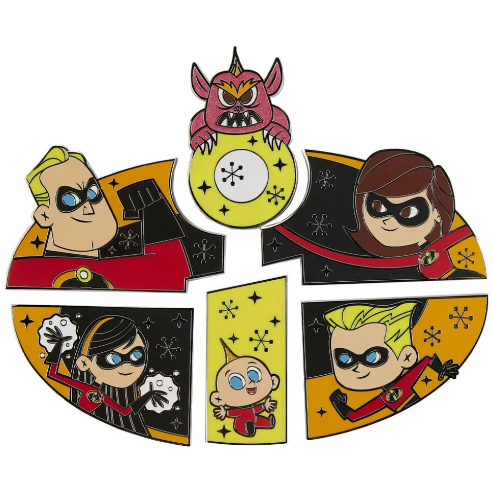 Pixar Enamel Pins<The Incredibles Puzzle Mystery Box Pin