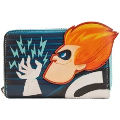 Pixar Wallets<The Incredibles Syndrome Glow Zip Around Wallet