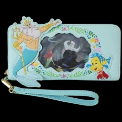 Disney Wallets<The Little Mermaid Princess Series Lenticular Zip Around Wristlet Wallet