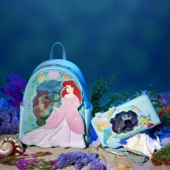 Disney Wallets<The Little Mermaid Princess Series Lenticular Zip Around Wristlet Wallet