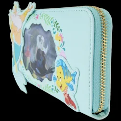 Disney Wallets<The Little Mermaid Princess Series Lenticular Zip Around Wristlet Wallet