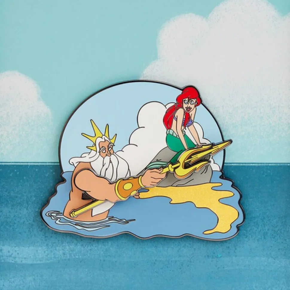 Disney Enamel Pins<The Little Mermaid Triton'S Gift Hinged Pin