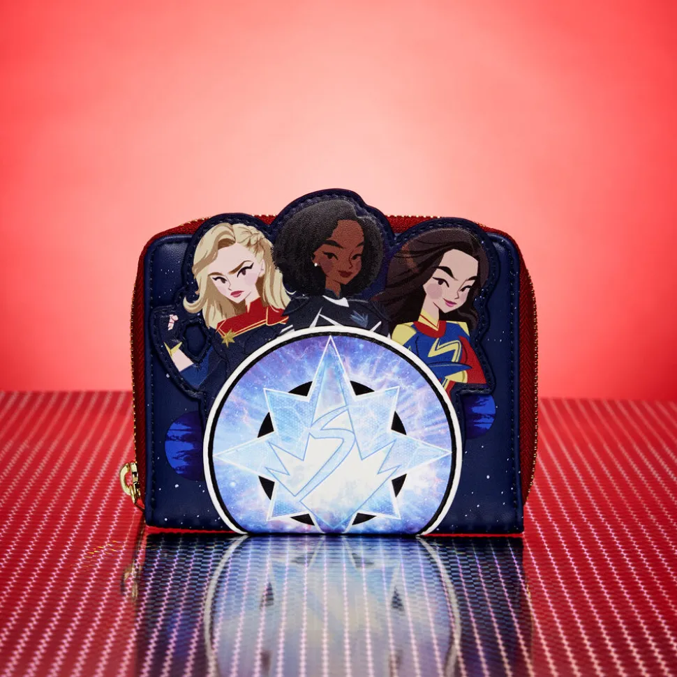 Marvel Wallets<The s Symbol Glow Zip Around Wallet
