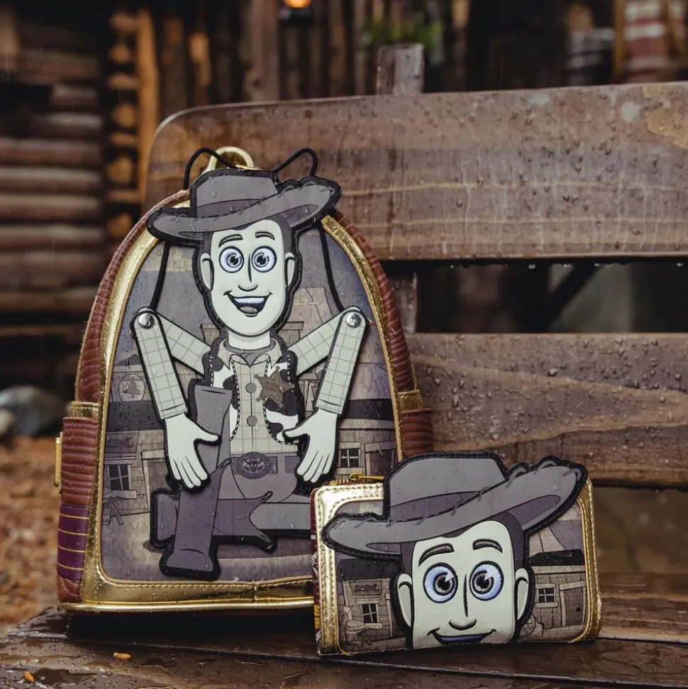 Pixar Wallets<Toy Story Woody Puppet Flap Wallet