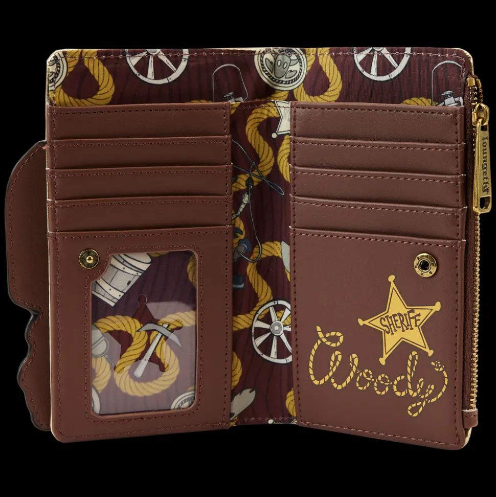 Pixar Wallets<Toy Story Woody Puppet Flap Wallet