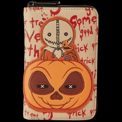 Trick r Treat Wallets<Trick 'R Treat Sam Pumpkin Zip Around Wallet
