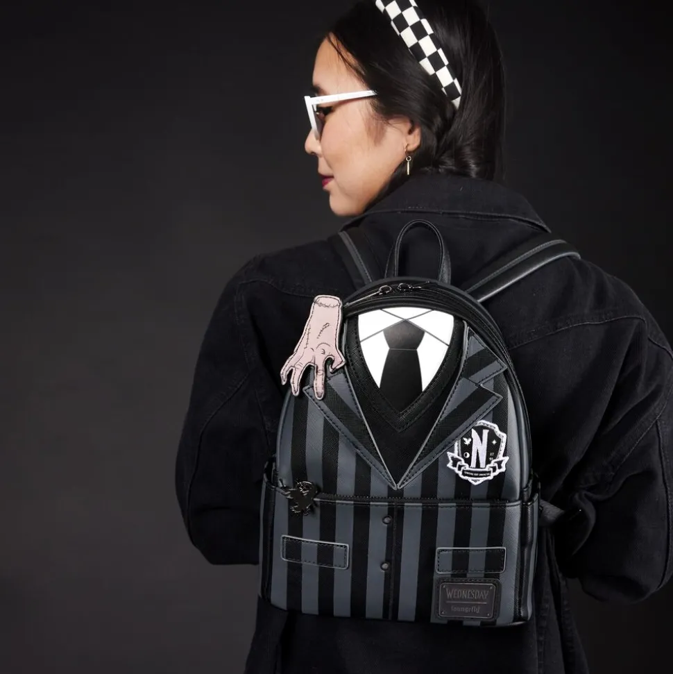 The Addams Family Mini Backpacks<Wednesday Addams Exclusive Nevermore Cosplay Mini Backpack