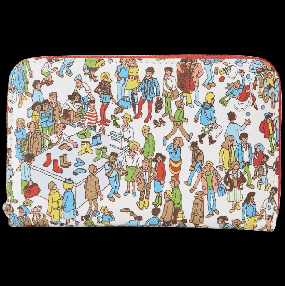 Where's Waldo Wallets< All-Over Print Zip Around Wallet