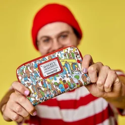Where's Waldo Wallets< All-Over Print Zip Around Wallet