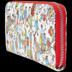 Where's Waldo Wallets< All-Over Print Zip Around Wallet