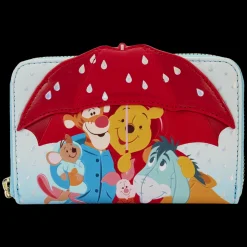 Disney Wallets<Winnie The Pooh & Friends Rainy Day Zip Around Wallet