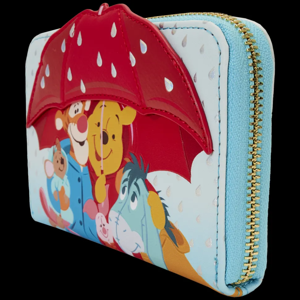 Disney Wallets<Winnie The Pooh & Friends Rainy Day Zip Around Wallet