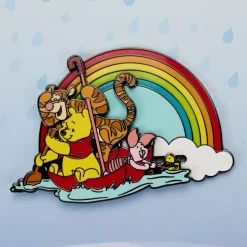 Disney Enamel Pins<Winnie The Pooh & Friends Rainy Day 3" Collector Box Sliding Pin