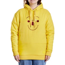 Unisex Disney Tops<Winnie The Pooh Rainy Day Cosplay Puffer Unisex Hoodie