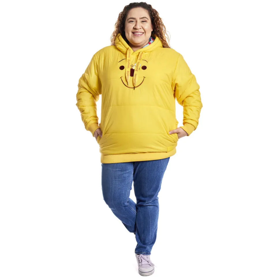 Unisex Disney Tops<Winnie The Pooh Rainy Day Cosplay Puffer Unisex Hoodie