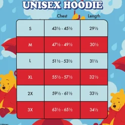 Unisex Disney Tops<Winnie The Pooh Rainy Day Cosplay Puffer Unisex Hoodie