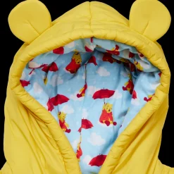 Unisex Disney Tops<Winnie The Pooh Rainy Day Cosplay Puffer Unisex Hoodie