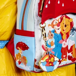 Disney Keychains<Winnie The Pooh Rainy Day Puffer Jacket Moving Keychain