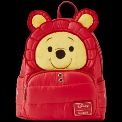 Disney Mini Backpacks<Winnie The Pooh Rainy Day Puffer Jacket Cosplay Mini Backpack
