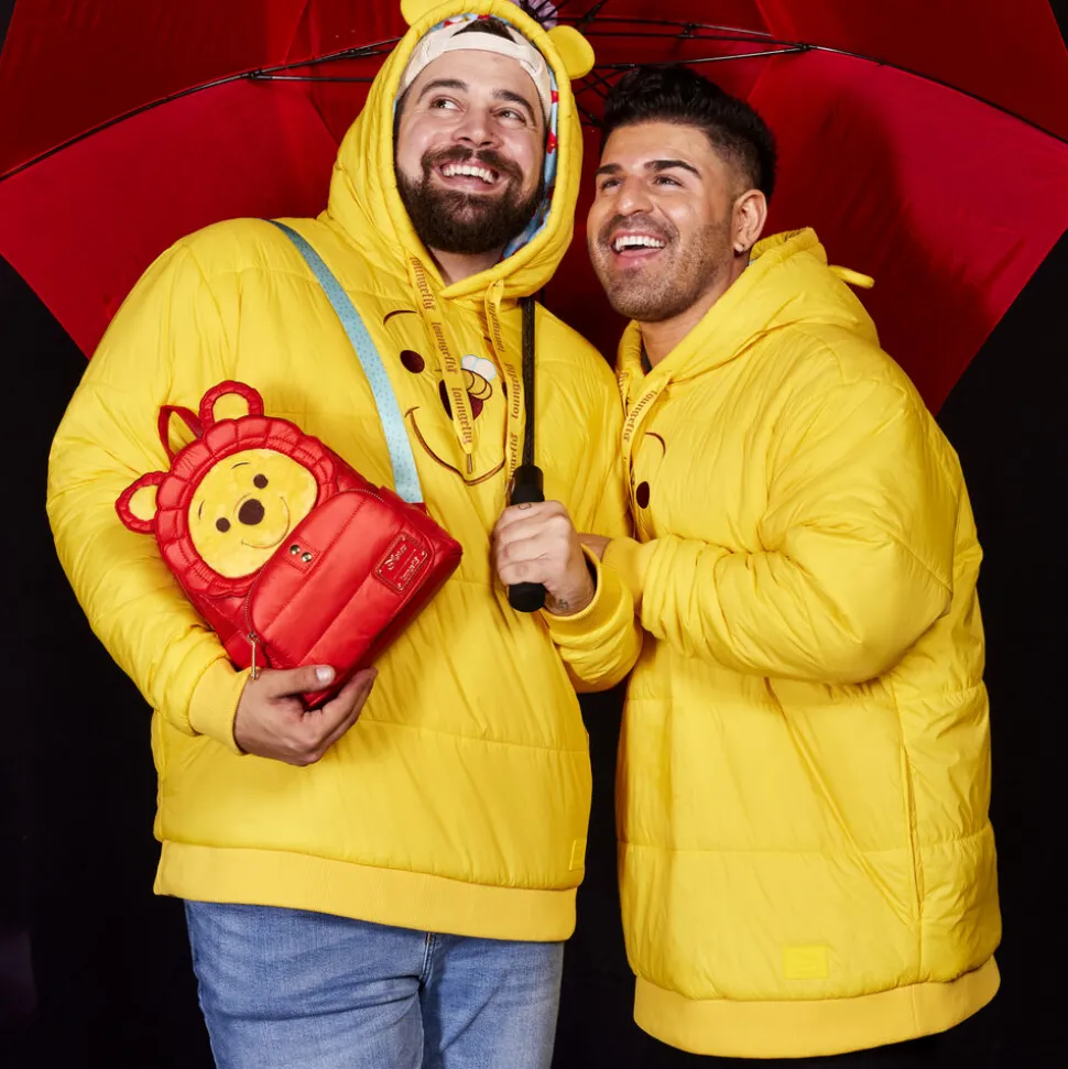 Disney Mini Backpacks<Winnie The Pooh Rainy Day Puffer Jacket Cosplay Mini Backpack